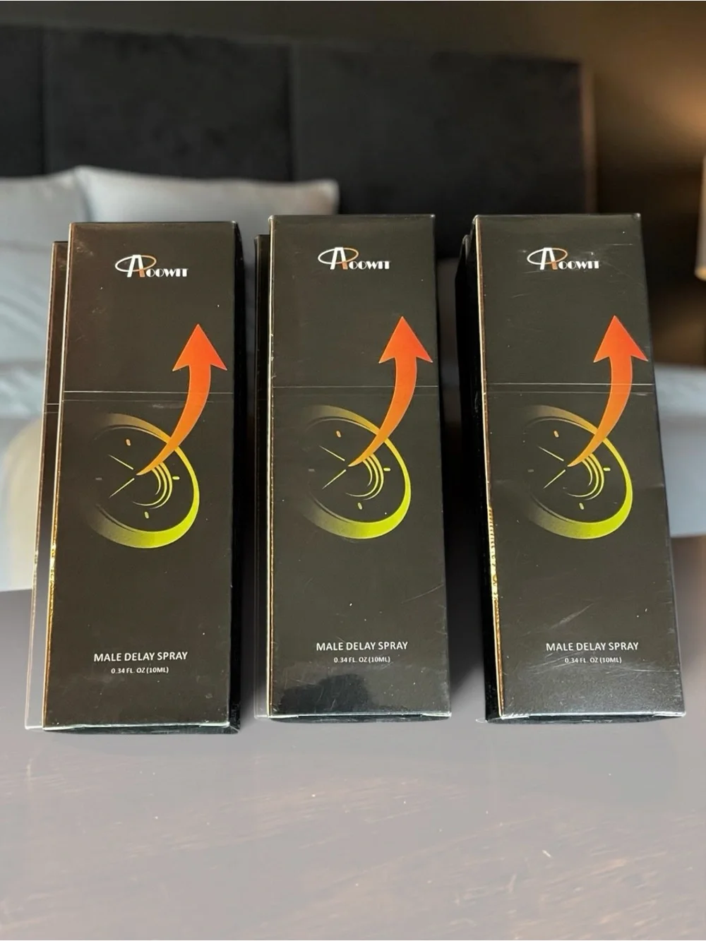 Aoowit Male Delay Spray 3 Boxes x .34 oz Topical Desensitizing Spray NEW NIB